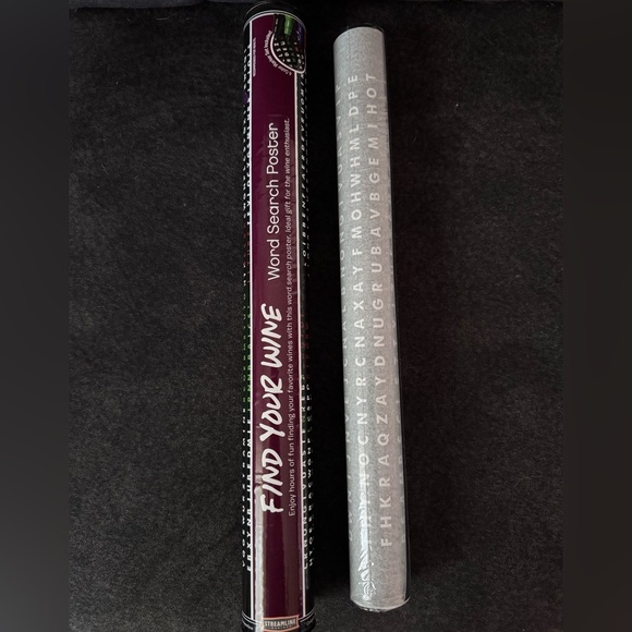 NEW Find Your Wine word search Poster, new in package Ideal gift wine enthusiast - Picture 3 of 5